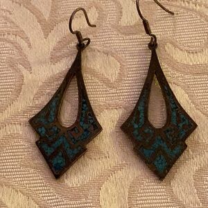 Elegant Turquoise Drop Earrings